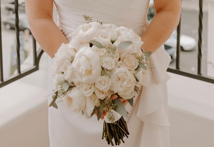 White Florals Wedding